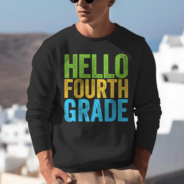 Hello Fourth Grade Shirt 4th Grade Boy Girl Student Teacher Unisex Sweatshirt, 4th Grade Teacher Sweatshirts, funny gift Hello Fourth Grade Shirt 4th Grade Boy Girl Student Teacher Unisex Sweatshirt, 4th Grade Teacher Sweatshirts, funny gift