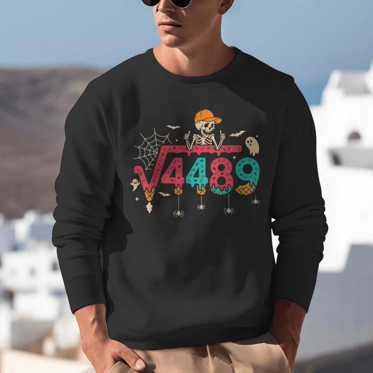HUGvyn Square Root 4489 Math Teacher 67 Meme Halloween Unisex Sweatshirt, funny gift