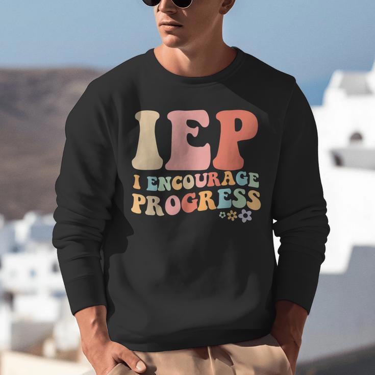 IEP I Encourage Progress Special Education Teacher Graphics Unisex Sweatshirt, funny gift IEP I Encourage Progress Special Education Teacher Graphics Unisex Sweatshirt, funny gift
