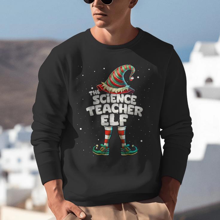 I'm The Science Teacher Elf Family Matching Group Christmas Unisex Sweatshirt, Science Teacher Sweatshirts, funny gift