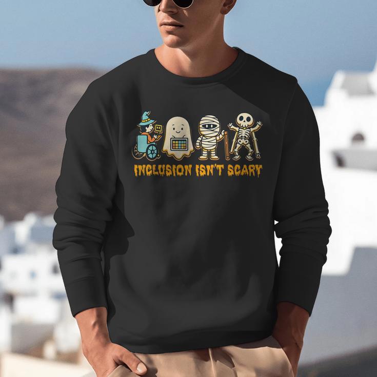 Inclusion Isn't Scary Halloween Sped Teacher Women Men Unisex Sweatshirt, funny gift Inclusion Isn't Scary Halloween Sped Teacher Women Men Unisex Sweatshirt, funny gift