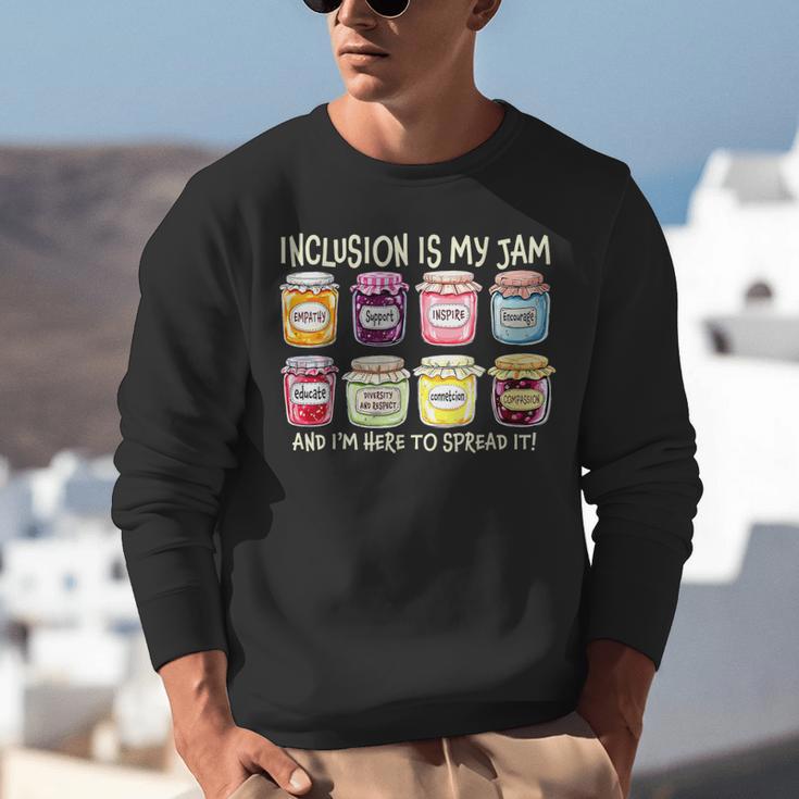 Inclusion Is My Jam And I'm Here To Spread It Sped Teacher Unisex Sweatshirt, funny gift Inclusion Is My Jam And I'm Here To Spread It Sped Teacher Unisex Sweatshirt, funny gift