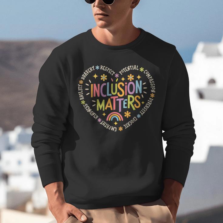 Inclusion Matters Special Education Teacher Autism Awareness Unisex Sweatshirt, funny gift Inclusion Matters Special Education Teacher Autism Awareness Unisex Sweatshirt, funny gift