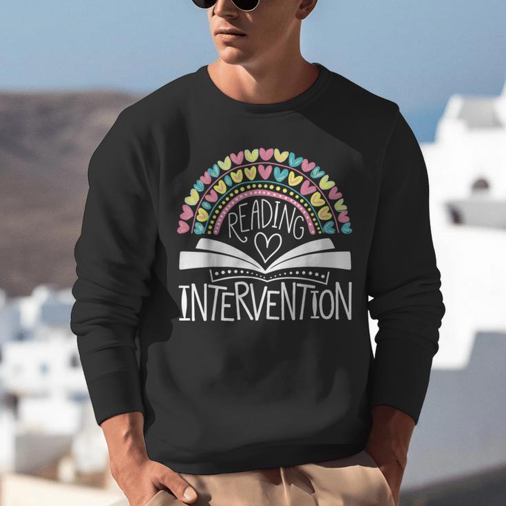 Intervention Teacher Reading Intervention Unisex Sweatshirt, funny gift Intervention Teacher Reading Intervention Unisex Sweatshirt, funny gift