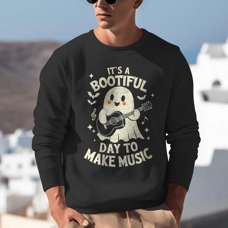 It's A Bootiful Day To Make Music Halloween Music Teacher Unisex Sweatshirt, funny gift It's A Bootiful Day To Make Music Halloween Music Teacher Unisex Sweatshirt, funny gift