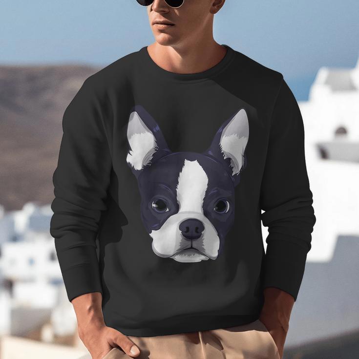 Kids Boston Terrier Dog For Women And Girls Unisex Sweatshirt, funny gift