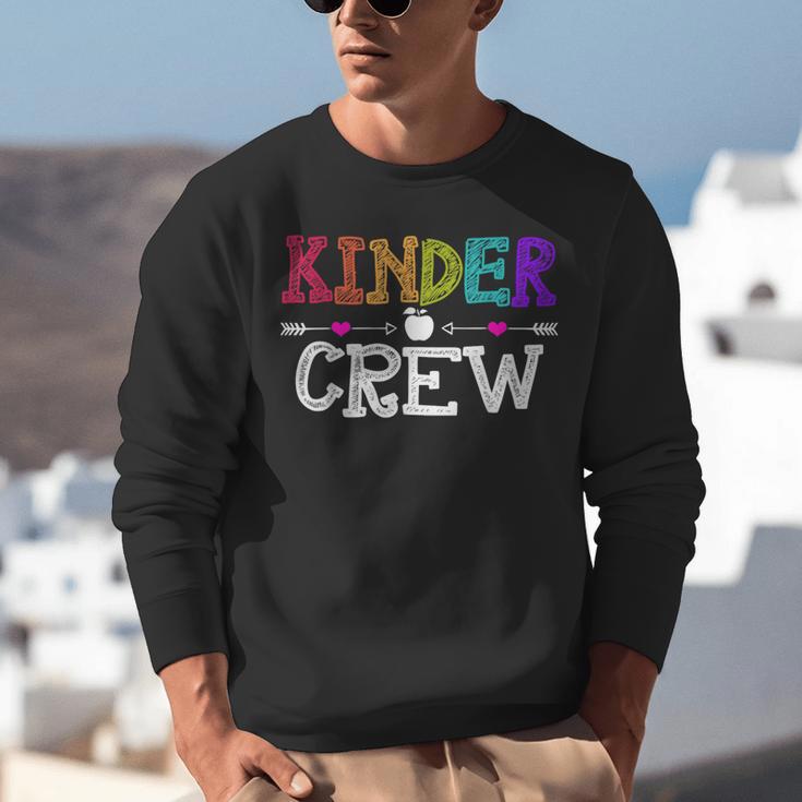 Kinder Crew Kindergarten Teacher 1st Day Of School Unisex Sweatshirt, funny gift Kinder Crew Kindergarten Teacher 1st Day Of School Unisex Sweatshirt, funny gift