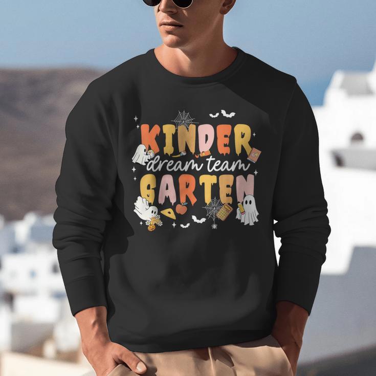 Kindergarten Dream Ghost Team Fall Halloween Spooky Teachers Unisex Sweatshirt, funny gift Kindergarten Dream Ghost Team Fall Halloween Spooky Teachers Unisex Sweatshirt, funny gift
