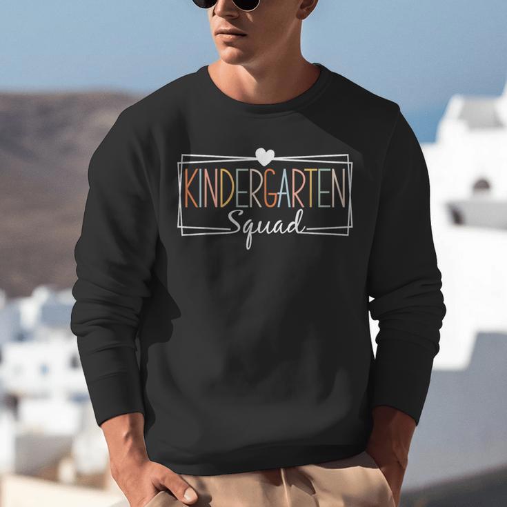 Kindergarten Squad Teachers Kids Kindergarten Back To School Unisex Sweatshirt, funny gift