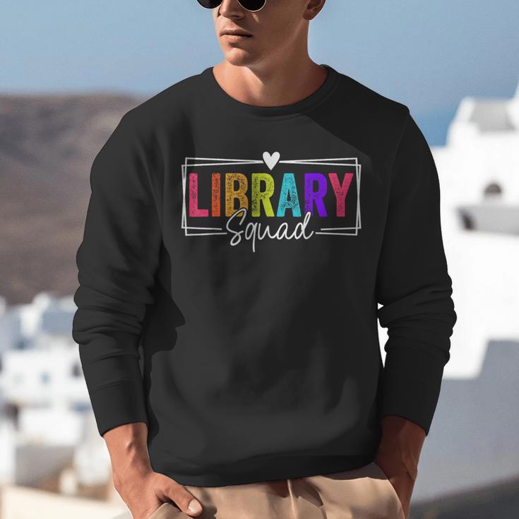 Library Squad Team Librarian Teacher Book Lover Unisex Sweatshirt, funny gift Library Squad Team Librarian Teacher Book Lover Unisex Sweatshirt, funny gift
