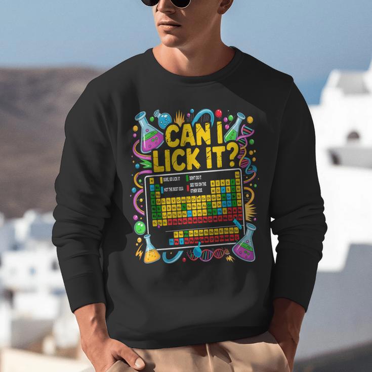 Can I Lick It Periodic Table Science Teacher Men Women Unisex Sweatshirt, Science Teacher Sweatshirts, funny gift Can I Lick It Periodic Table Science Teacher Men Women Unisex Sweatshirt, Science Teacher Sweatshirts, funny gift