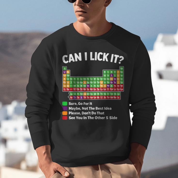 Can I Lick It Periodic Table Shirt Science Chemistry Teacher Unisex Sweatshirt, Science Teacher Sweatshirts, funny gift Can I Lick It Periodic Table Shirt Science Chemistry Teacher Unisex Sweatshirt, Science Teacher Sweatshirts, funny gift