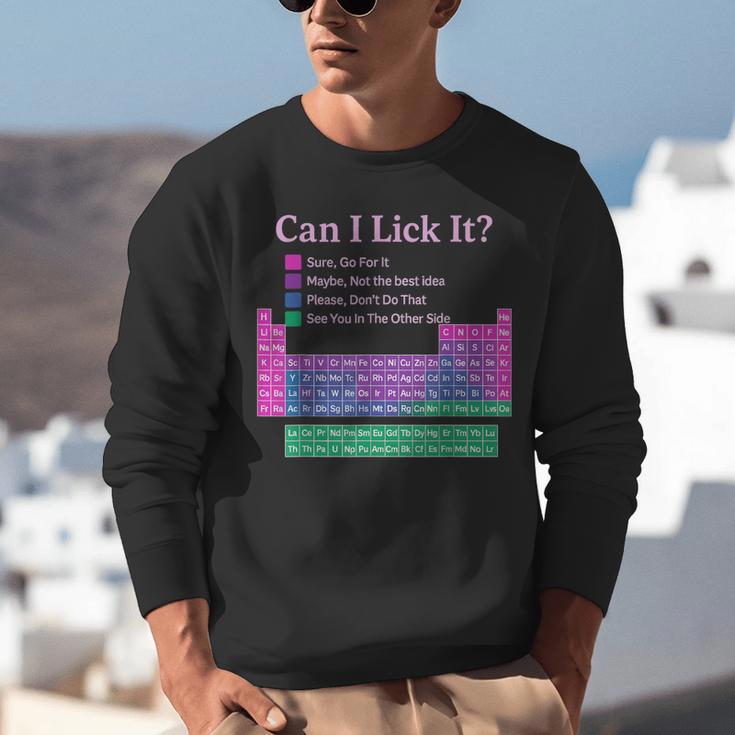 Can I Lick It Periodic Table Teacher Student Kids Unisex Sweatshirt, funny gift Can I Lick It Periodic Table Teacher Student Kids Unisex Sweatshirt, funny gift
