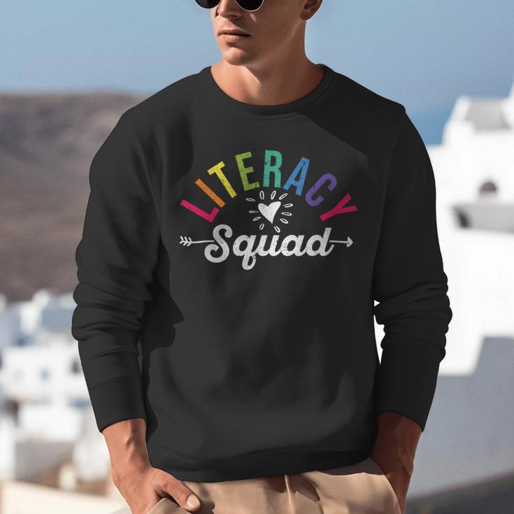 Literacy Squad Reading Teacher Interventionist Specialist Unisex Sweatshirt, funny gift Literacy Squad Reading Teacher Interventionist Specialist Unisex Sweatshirt, funny gift