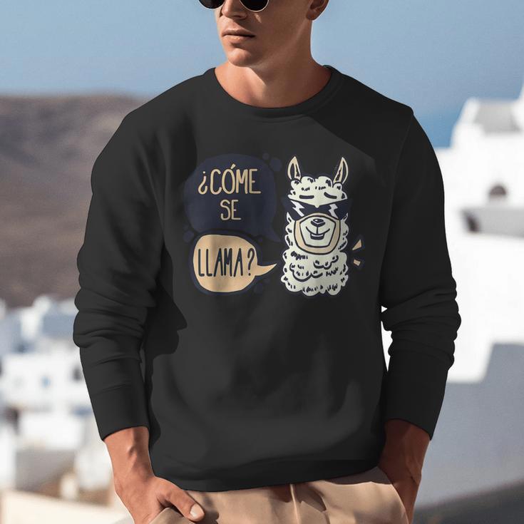 Llama Shirt English Teacher School Student ESL Joke Unisex Sweatshirt, Esl Teacher Sweatshirts, English Teacher Sweatshirts, funny gift