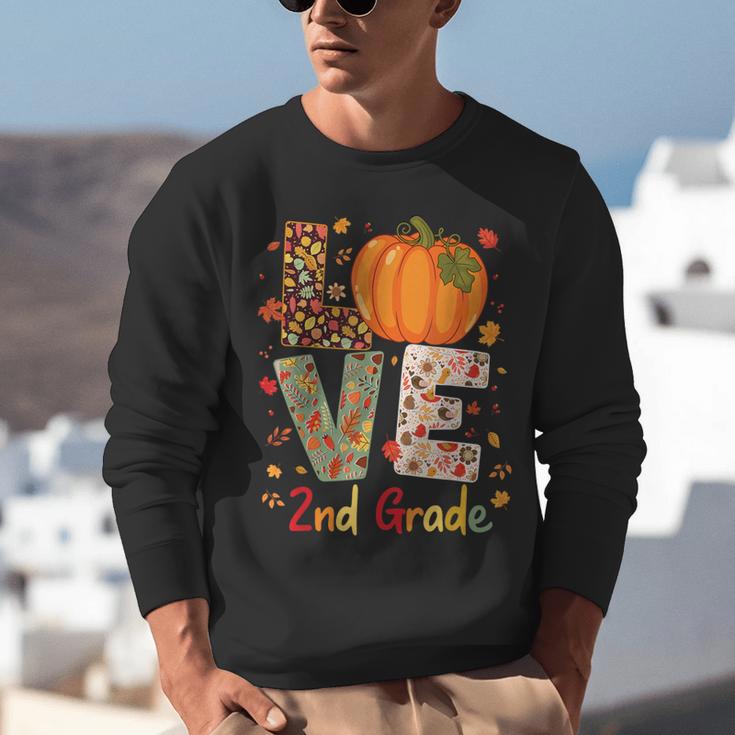 Love 2nd Grade Happy Fall Thanksgiving For 2nd Teacher For Men Women Girls Kids Unisex Sweatshirt, 2nd Grade Teacher Sweatshirts, funny gift Love 2nd Grade Happy Fall Thanksgiving For 2nd Teacher For Men Women Girls Kids Unisex Sweatshirt, 2nd Grade Teacher Sweatshirts, funny gift