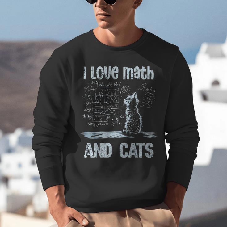 I Love Math And Cats Cat Lover Science Teacher Student Unisex Sweatshirt, Science Teacher Sweatshirts, funny gift I Love Math And Cats Cat Lover Science Teacher Student Unisex Sweatshirt, Science Teacher Sweatshirts, funny gift