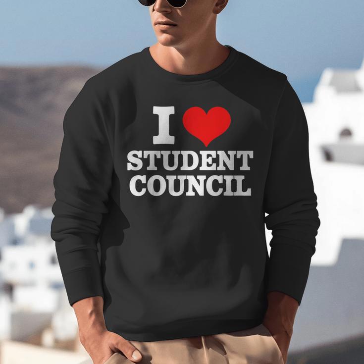 I Love Student Council Student Teacher Unisex Sweatshirt, funny gift I Love Student Council Student Teacher Unisex Sweatshirt, funny gift