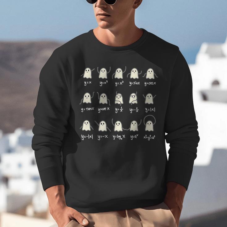 Math Dance Ghost Halloween Spooky Cute Ghost Math Teacher Unisex Sweatshirt, funny gift Math Dance Ghost Halloween Spooky Cute Ghost Math Teacher Unisex Sweatshirt, funny gift