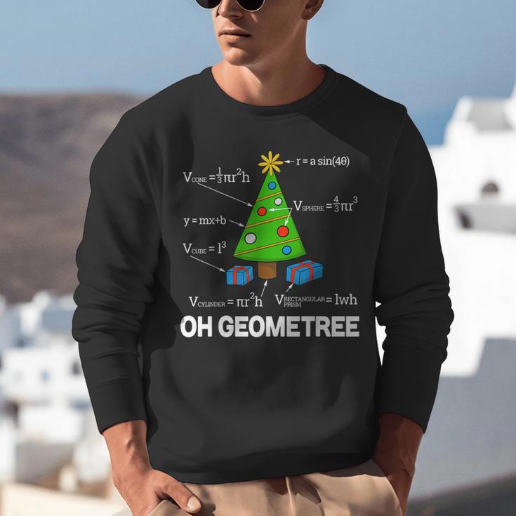 Math Geometry Christmas Tree Geometree Teacher Unisex Sweatshirt, funny gift