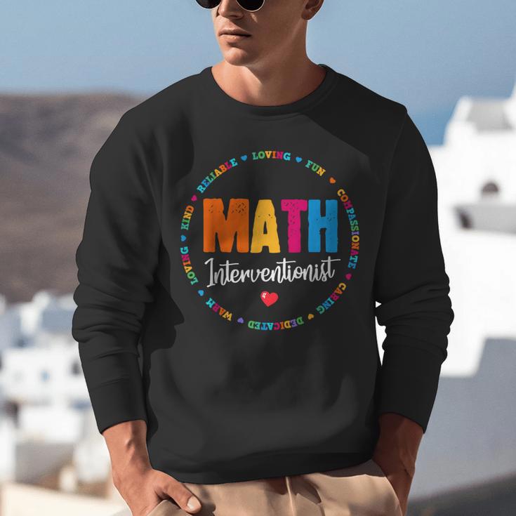 Math Interventionist Teacher Coach Squad Mathematics STEM Unisex Sweatshirt, funny gift Math Interventionist Teacher Coach Squad Mathematics STEM Unisex Sweatshirt, funny gift