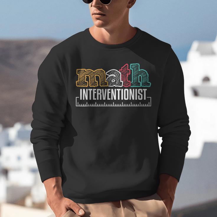 Math Interventionist Teacher Mathematics Unisex Sweatshirt, funny gift Math Interventionist Teacher Mathematics Unisex Sweatshirt, funny gift