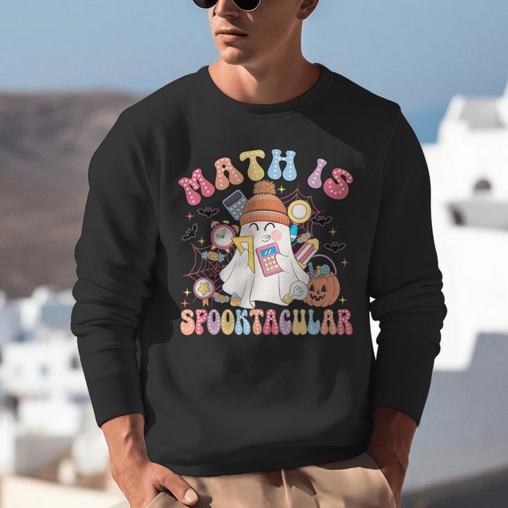 Math Is Spooktacular Math Teacher Spooky Halloween Unisex Sweatshirt, funny gift Math Is Spooktacular Math Teacher Spooky Halloween Unisex Sweatshirt, funny gift