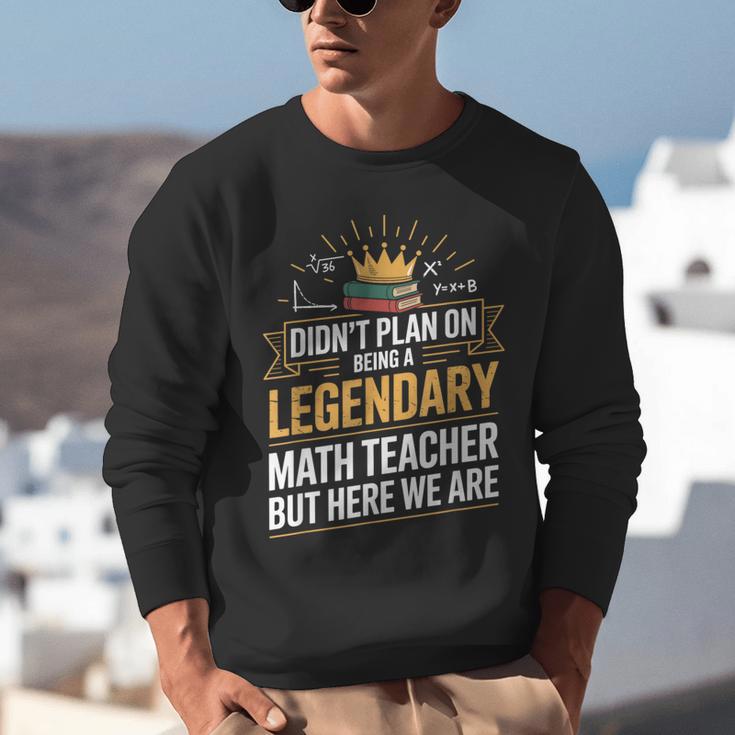 Math Teacher For Algebra Lovers Mathematics Unisex Sweatshirt, funny gift