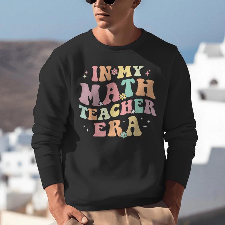 In My Math Teacher Era Retro Back To School Groovy Teacher Men Women Unisex Sweatshirt, Groovy Teacher Sweatshirts, funny gift In My Math Teacher Era Retro Back To School Groovy Teacher Men Women Unisex Sweatshirt, Groovy Teacher Sweatshirts, funny gift