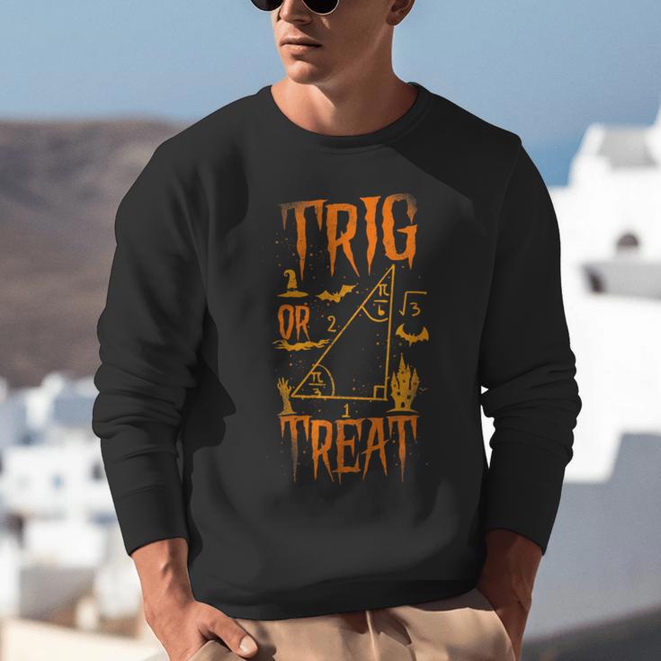 Math Teacher Nerd Student Halloween Trig Or Treat Unisex Sweatshirt, funny gift Math Teacher Nerd Student Halloween Trig Or Treat Unisex Sweatshirt, funny gift
