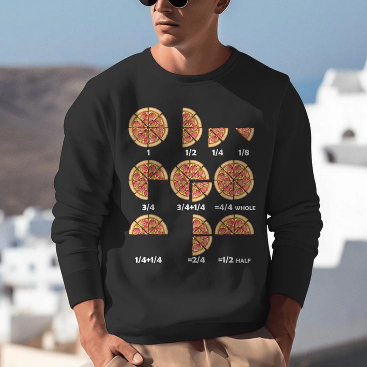 Maths Day Costume Idea Kids Teachers Pizza Slice Fraction Unisex Sweatshirt, funny gift Maths Day Costume Idea Kids Teachers Pizza Slice Fraction Unisex Sweatshirt, funny gift