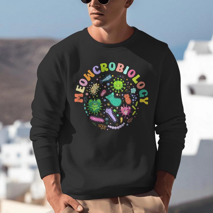 Meowcrobiology Cats Microbiology Science Teacher Unisex Sweatshirt, Science Teacher Sweatshirts, funny gift Meowcrobiology Cats Microbiology Science Teacher Unisex Sweatshirt, Science Teacher Sweatshirts, funny gift