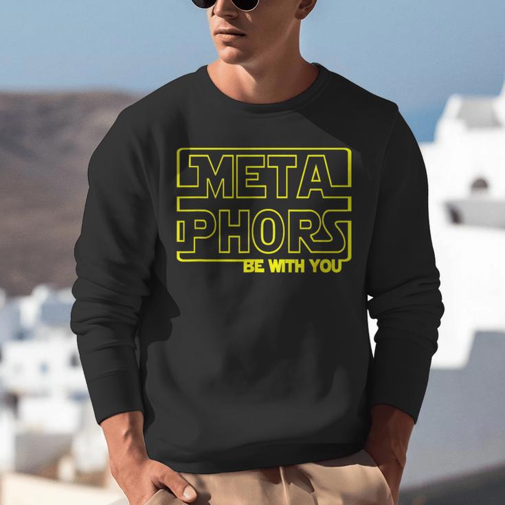 Metaphors Be With You English Teacher Shirts T-Shirt Unisex Sweatshirt, English Teacher Sweatshirts, funny gift