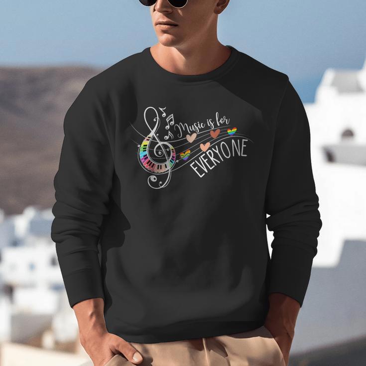 Music Is For Everyone Music Teacher Unisex Sweatshirt, funny gift Music Is For Everyone Music Teacher Unisex Sweatshirt, funny gift