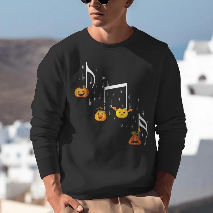 Music Note Pumpkin Fall Music Teacher Halloween Costume Unisex Sweatshirt, funny gift Music Note Pumpkin Fall Music Teacher Halloween Costume Unisex Sweatshirt, funny gift