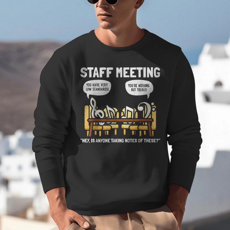 Music Theory Musician Music Teacher Musical Notes For Men Women Girls Kids Unisex Sweatshirt, funny gift