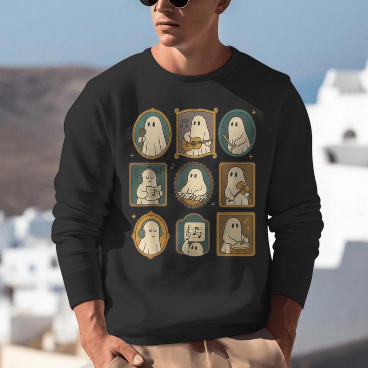 Music Teacher Orchestra Spooky Halloween Ghost Band Unisex Sweatshirt, funny gift Music Teacher Orchestra Spooky Halloween Ghost Band Unisex Sweatshirt, funny gift
