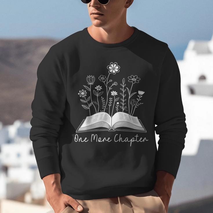 One-More Chapter Wildflower Reading Teacher Library Bookish Unisex Sweatshirt, funny gift One-More Chapter Wildflower Reading Teacher Library Bookish Unisex Sweatshirt, funny gift