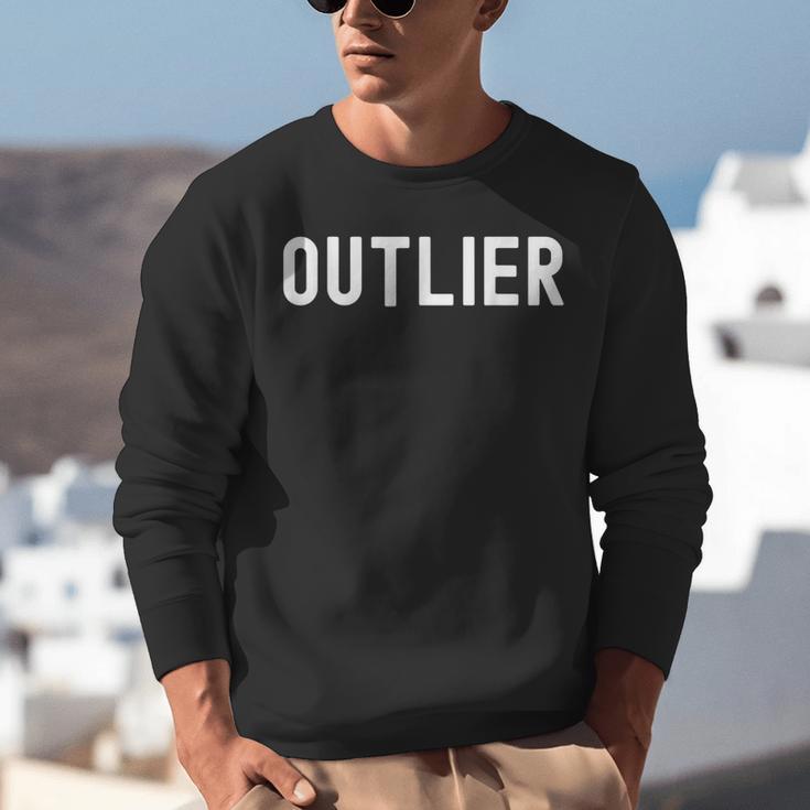 Outlier Statistics Teacher Statistics Data Science Men Women Kids Unisex Sweatshirt, Science Teacher Sweatshirts, funny gift