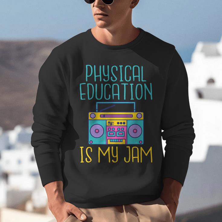 Physical Education Is My Jam PE Teacher Unisex Sweatshirt, Pe Teacher Sweatshirts, funny gift Physical Education Is My Jam PE Teacher Unisex Sweatshirt, Pe Teacher Sweatshirts, funny gift