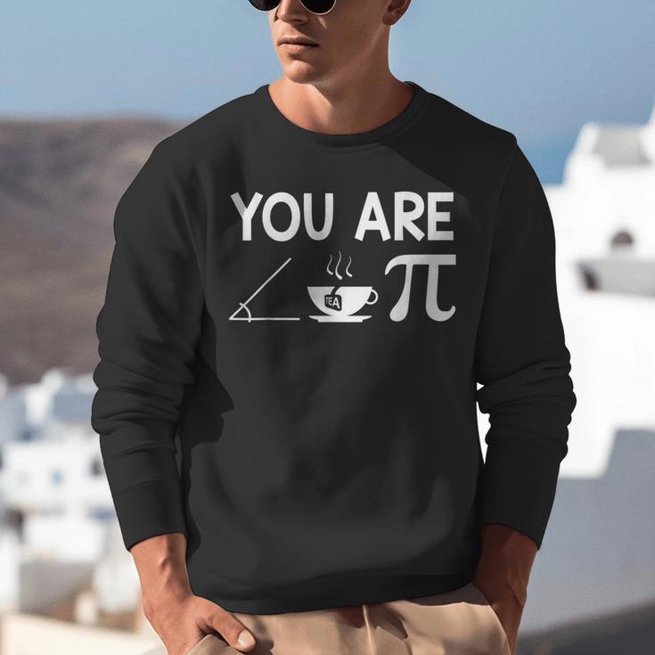 Pi Day Shirt Women Teacher 2022 Math Cutie Pie Acute Tea Pie Unisex Sweatshirt, funny gift