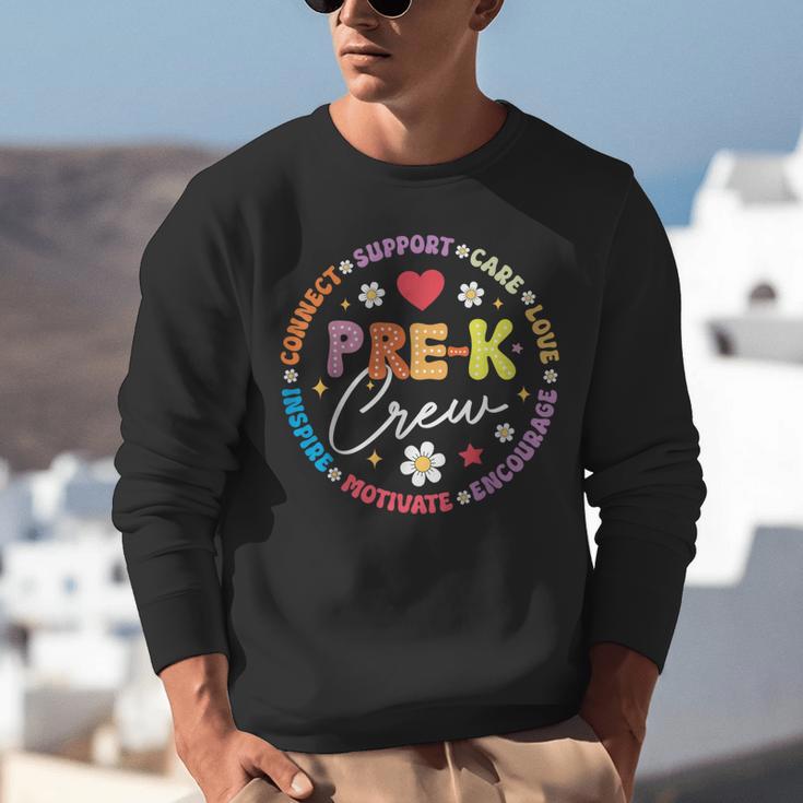 Pre-K Crew 1st Day Of School Preschool Teacher Unisex Sweatshirt, funny gift Pre-K Crew 1st Day Of School Preschool Teacher Unisex Sweatshirt, funny gift