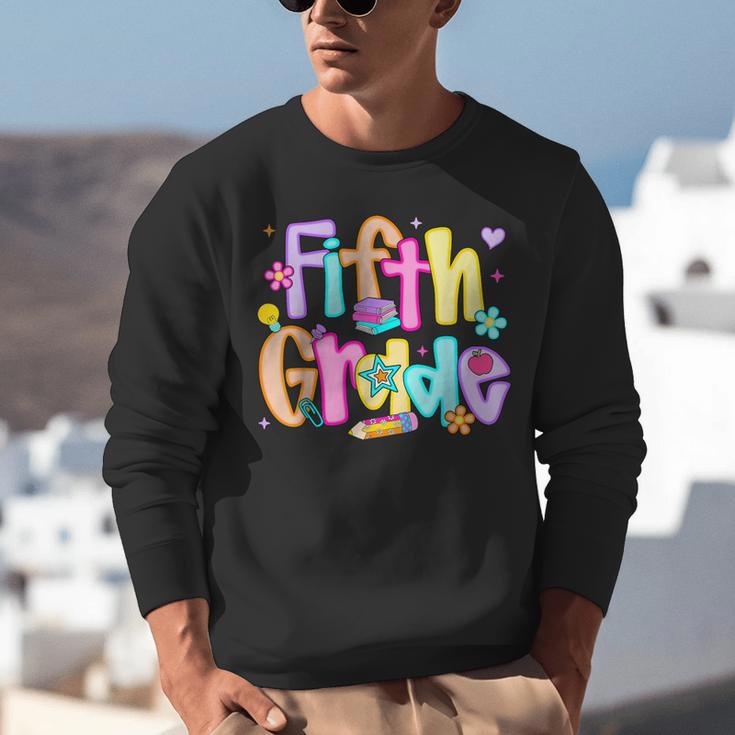 Preppy Fifth Grade Back To School 5th Grade Teacher Girl Boy Unisex Sweatshirt, funny gift Preppy Fifth Grade Back To School 5th Grade Teacher Girl Boy Unisex Sweatshirt, funny gift