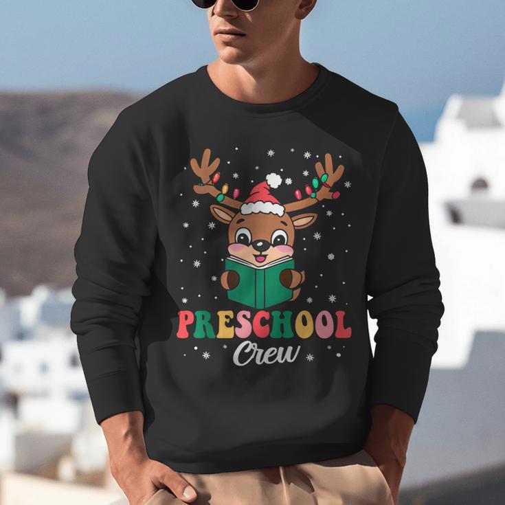 Preschool Crew Xmas Reindeer Teacher Student Christmas Unisex Sweatshirt, funny gift Preschool Crew Xmas Reindeer Teacher Student Christmas Unisex Sweatshirt, funny gift