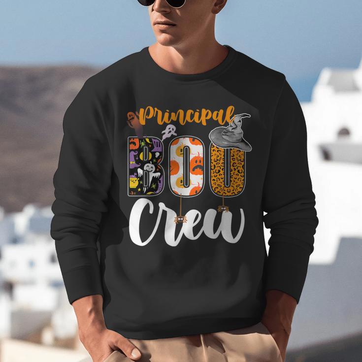 Principal Boo Crew Ghost Halloween Teachers School Matching Unisex Sweatshirt, funny gift