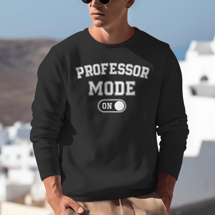 Professor Mode On Academic Educator Teacher Unisex Sweatshirt, funny gift Professor Mode On Academic Educator Teacher Unisex Sweatshirt, funny gift
