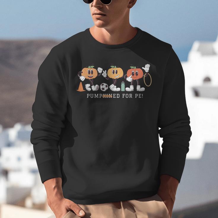 Pumpkin PE Teacher Team Physical Education Autumn Fall Unisex Sweatshirt, Pe Teacher Sweatshirts, funny gift
