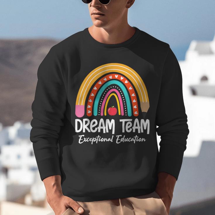 Rainbow Pencil Dream Exceptional Education Team SPED Teacher Unisex Sweatshirt, funny gift Rainbow Pencil Dream Exceptional Education Team SPED Teacher Unisex Sweatshirt, funny gift
