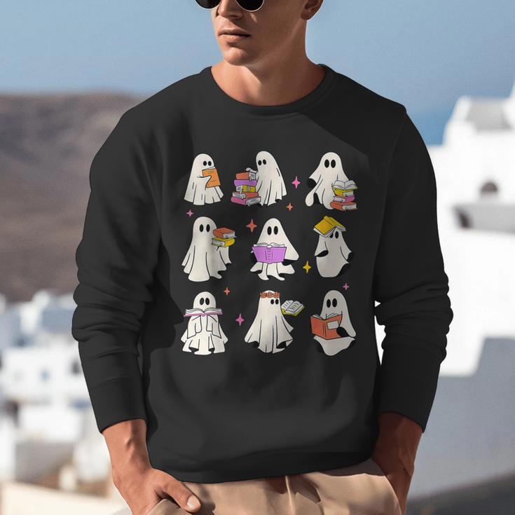 Read More Books Spooky Teacher Halloween Ghost Reading Book Unisex Sweatshirt, funny gift Read More Books Spooky Teacher Halloween Ghost Reading Book Unisex Sweatshirt, funny gift