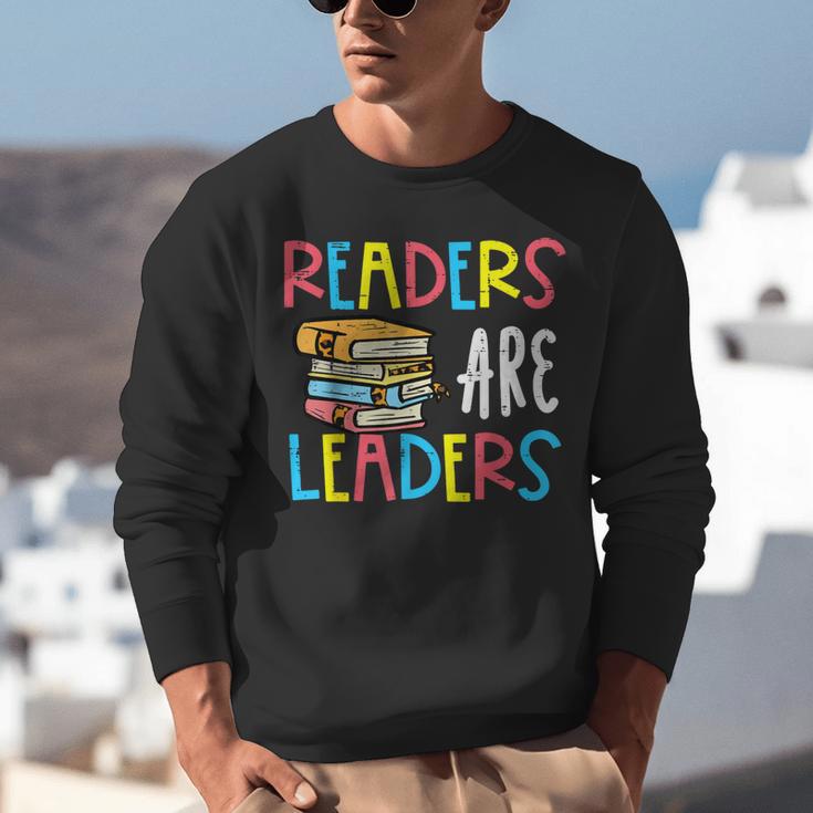 Readers Are Leaders Reading Book Lover Teacher Women Men Kid Unisex Sweatshirt, funny gift Readers Are Leaders Reading Book Lover Teacher Women Men Kid Unisex Sweatshirt, funny gift